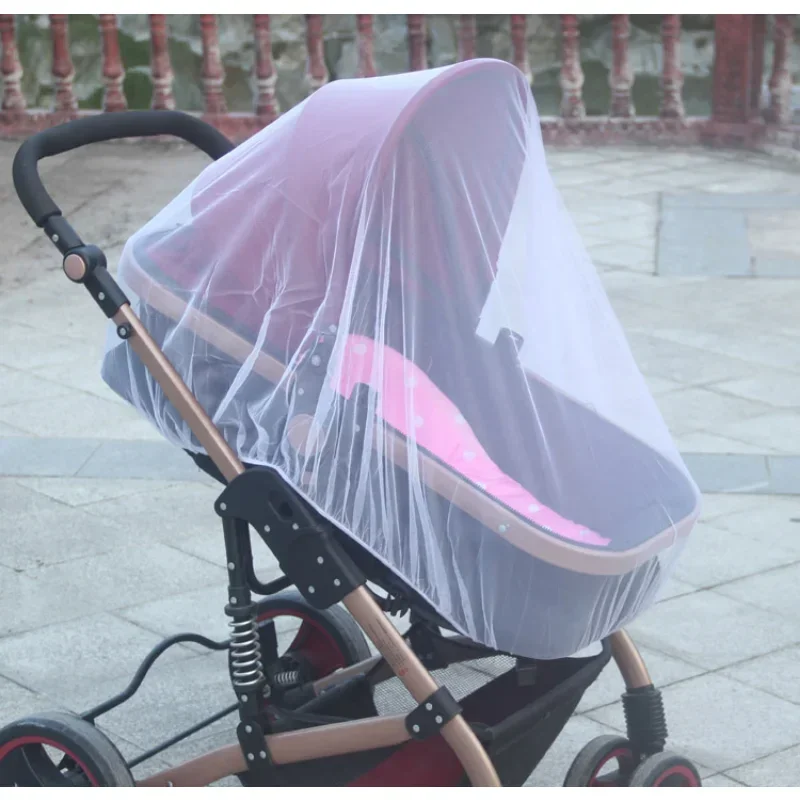 Moustiquaire protection poussette bébé landau été filet antiinsectes chariot accessoire bébé 036 mois