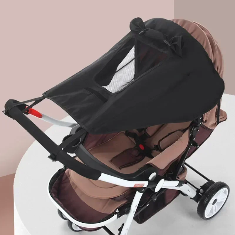 Bloc d'ombrage pour poussette bébé coupevent imperméable protection UV moustiquaire antiinsectes accessoires p