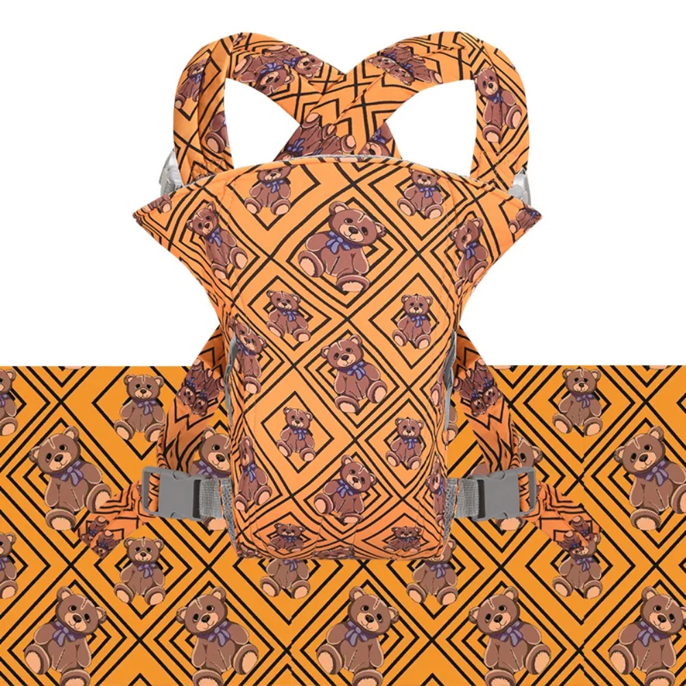 Portebébé ergonomique maintien avant nouveauné design doux motifs ours sangles ajustables sécurisées transport