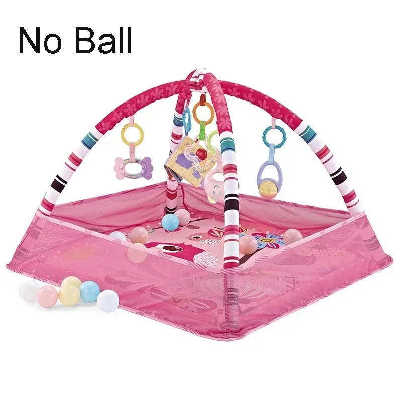 Tapis d'éveil bébé 036 mois tapis de jeu avec jouets suspendus couverture rampante développement sensoriel des