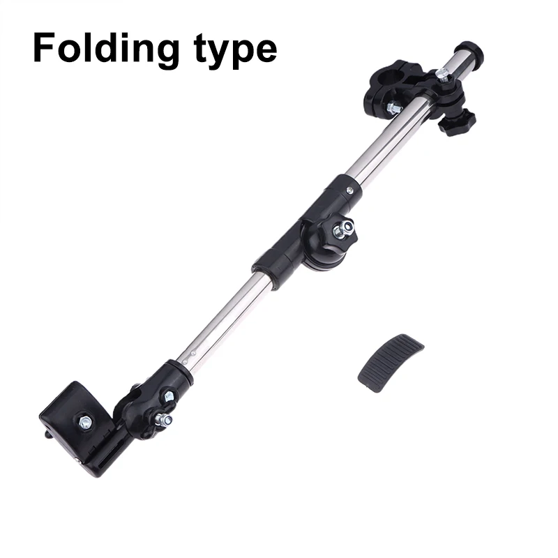 Support de parapluie en acier inoxydable connecteur rotatif 360° pour poussette et fauteuil roulant accessoire