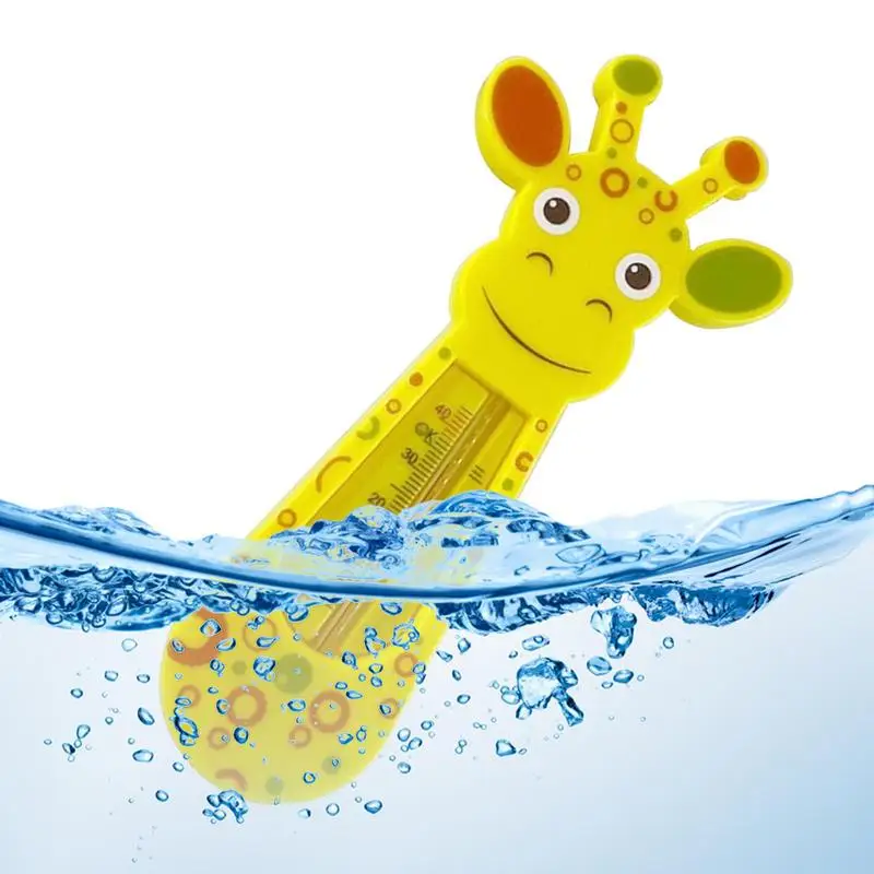 Thermomètre de bain belle girafe thermomètre de baignoire pour bébé thermomètre de baignoire thermomètre jouet
