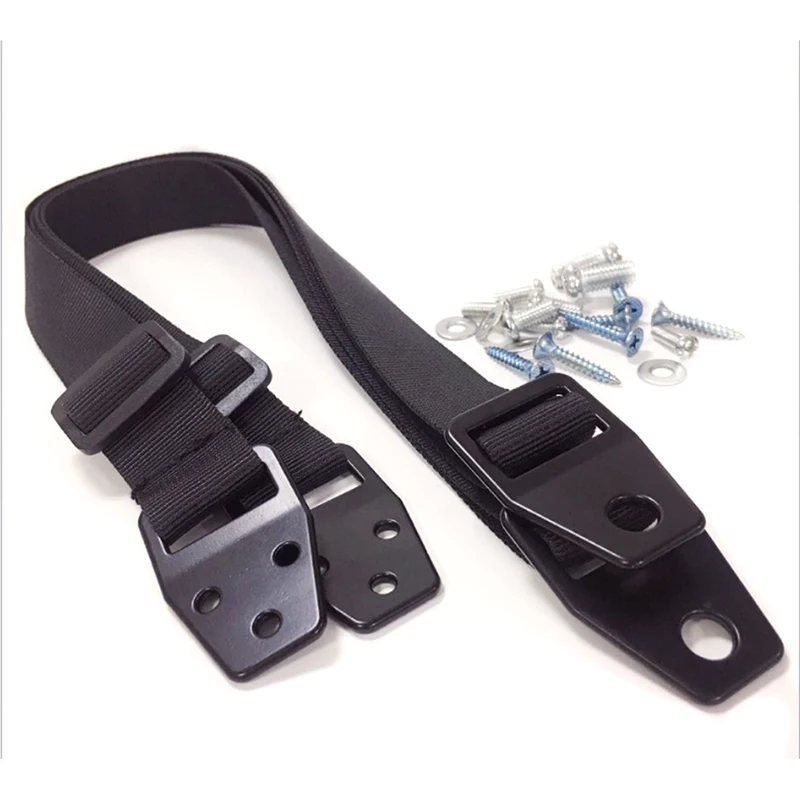 Sangles de fixation métalliques pour meubles bébé antibasculement sécurisées facilement ajustables robustes 1 