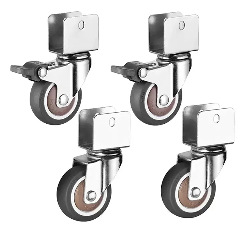 Roues universelles Ushaped pour meubles bébé mobilier bibliothèque chariot design moderne 4 roues avec support