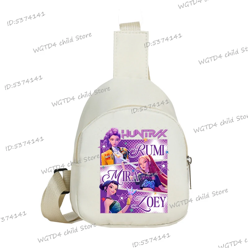 Sac de poitrine enfant KPop Demon Hunters sacoches bandoulière style cartoon sacs enfants mignons cadeaux enfa