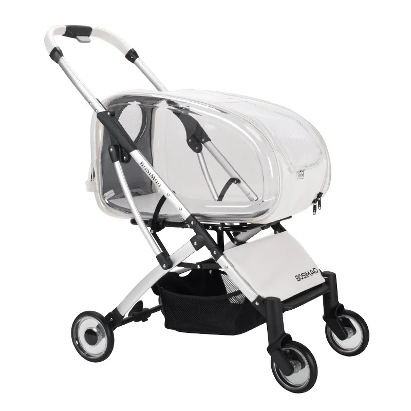 Poussette bébé BOSIMAGO nouvelle génération nacelle mesh respirante portable pliable compacte design moderne p