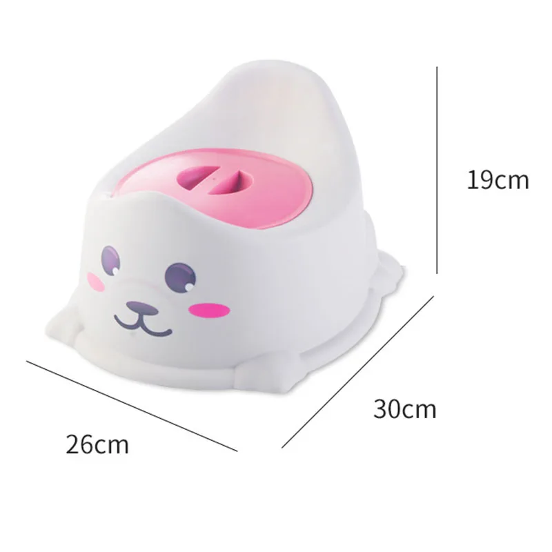Pot de toilette éducatif pour enfants en plastique durable avec design amical animal enfant garçon fille toile