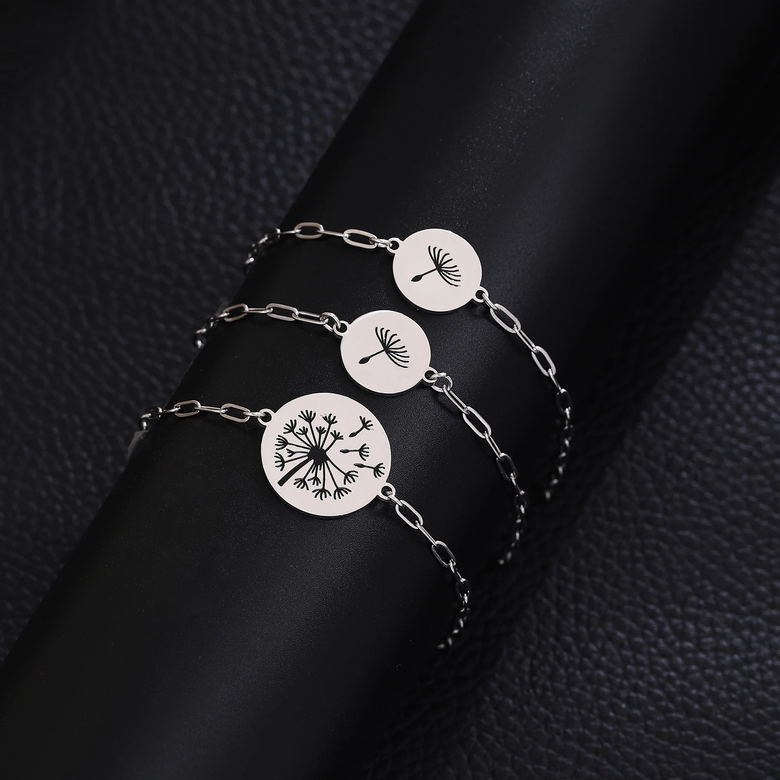 Ensemble de bracelets mèrefille pissenlit 2 pièces bijoux assortis en
