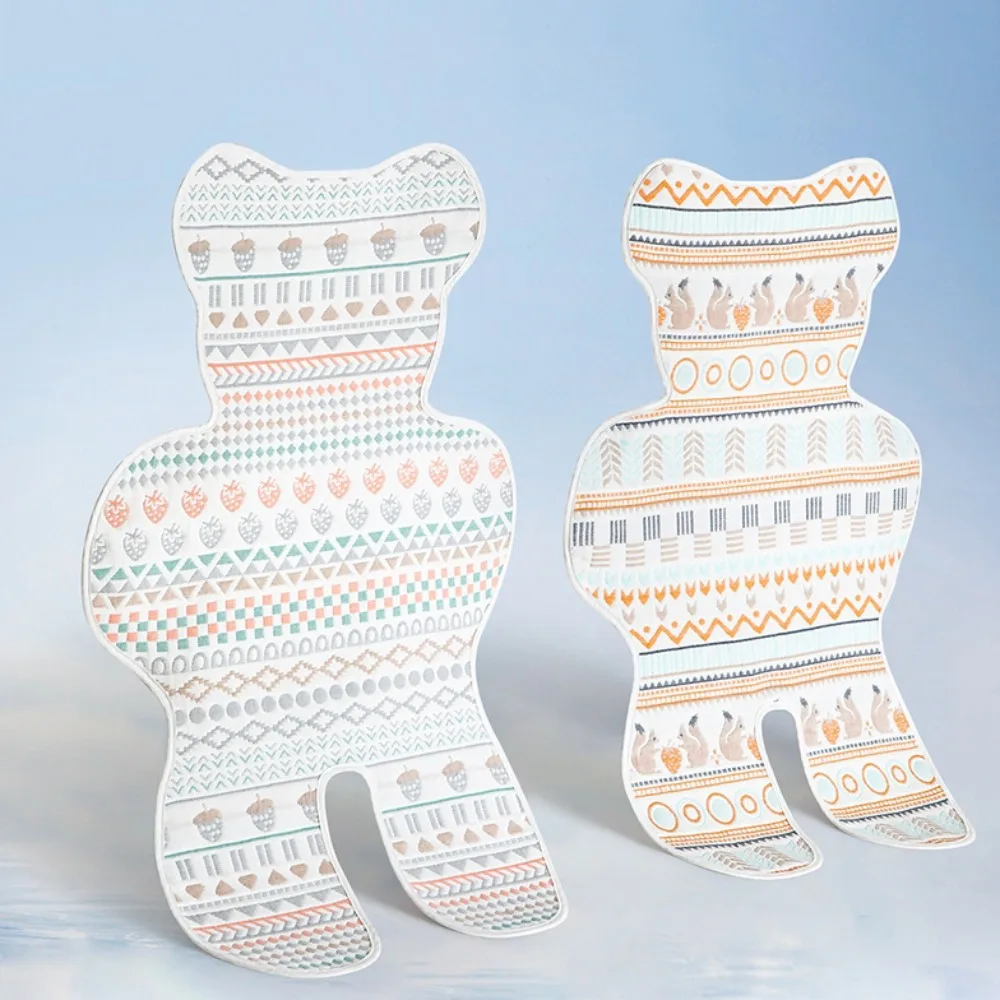 Coussin de refroidissement pour poussette bébé doux respirant coton multiple motifs siège voiture tapis voitur