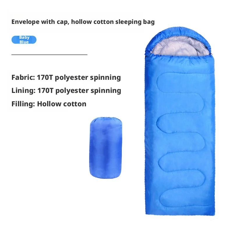 Sac de couchage camping en plein air enveloppe légère et chaude sac de couchage extérieur survie camping somme