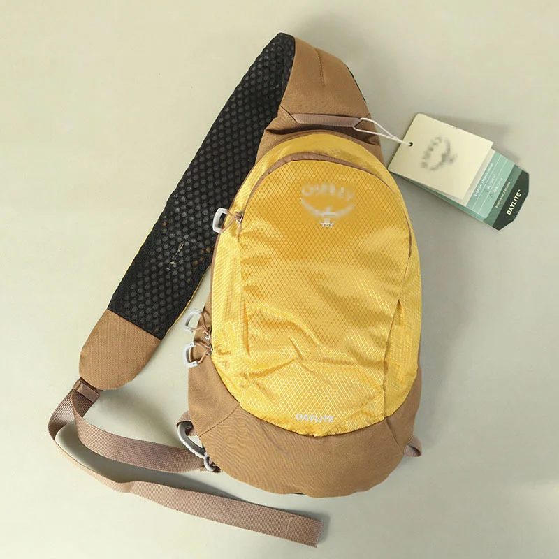 Sac à dos camping Osprey 6L léger nylon jaune randonnée voyage sport accessoires plein air confort port portag