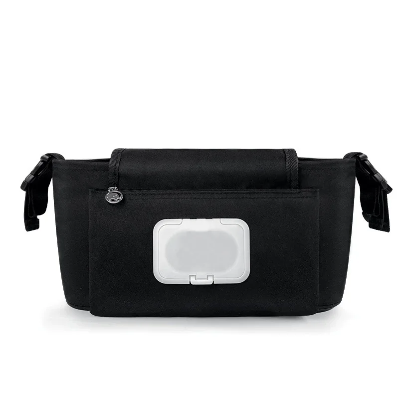 Organisateur sac à langer pour poussette grande capacité compartiment rabat sac de rangement maman sac à bando