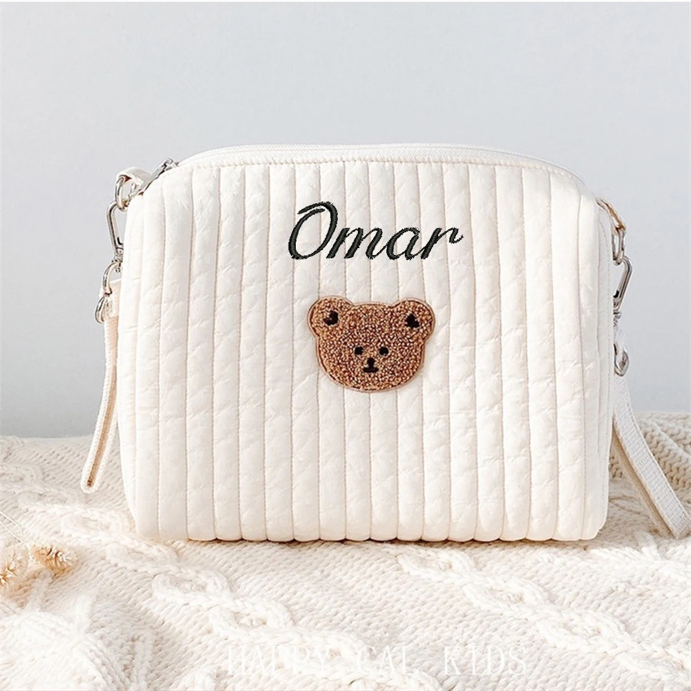 Sac à dos personnalisé pour enfant motif ours bandoulière ajustable matériau similicuir design moderneUsage qu