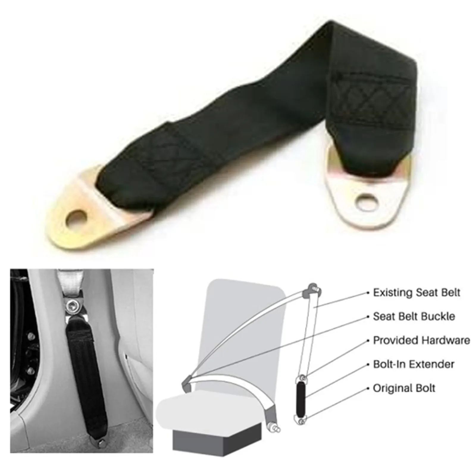 Ceinture de sécurité extensible universelle pour voiture bus passagers adultes et enfants confort et sécurité 