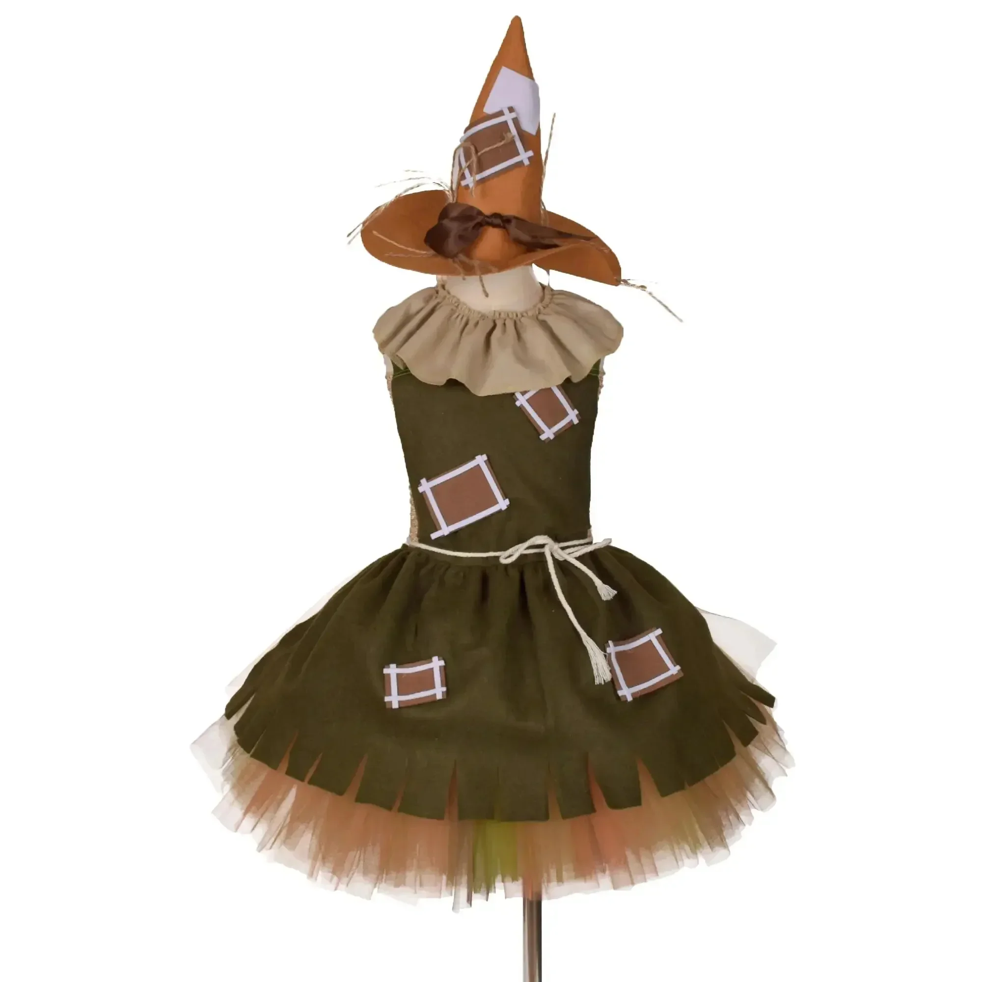 Costume sorcière Oz pour bébé fille robe tulle ruchée Halloween anniversaire photo qualité premium Usage scène