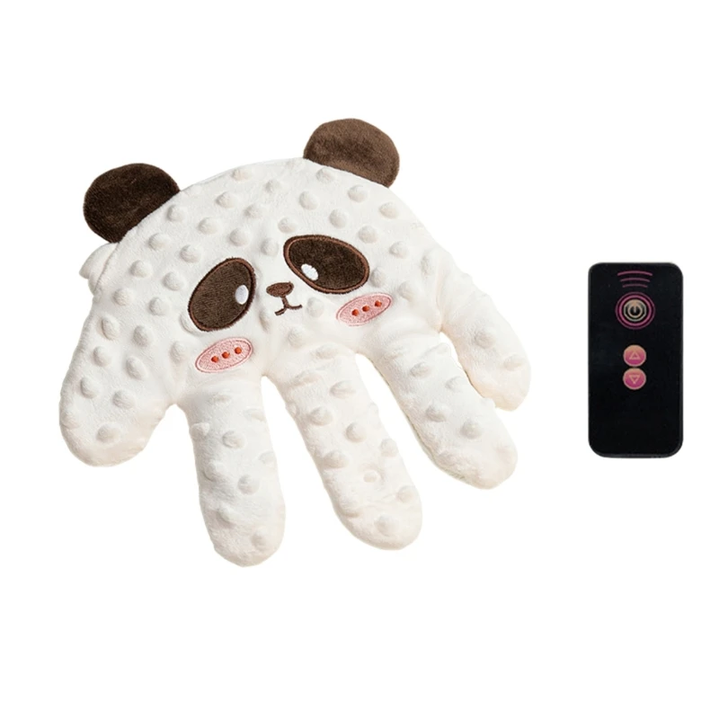 Oreiller apaisant bébé panda aide au sommeil détachable télécommande coton polyester sécurité confort bébé 14