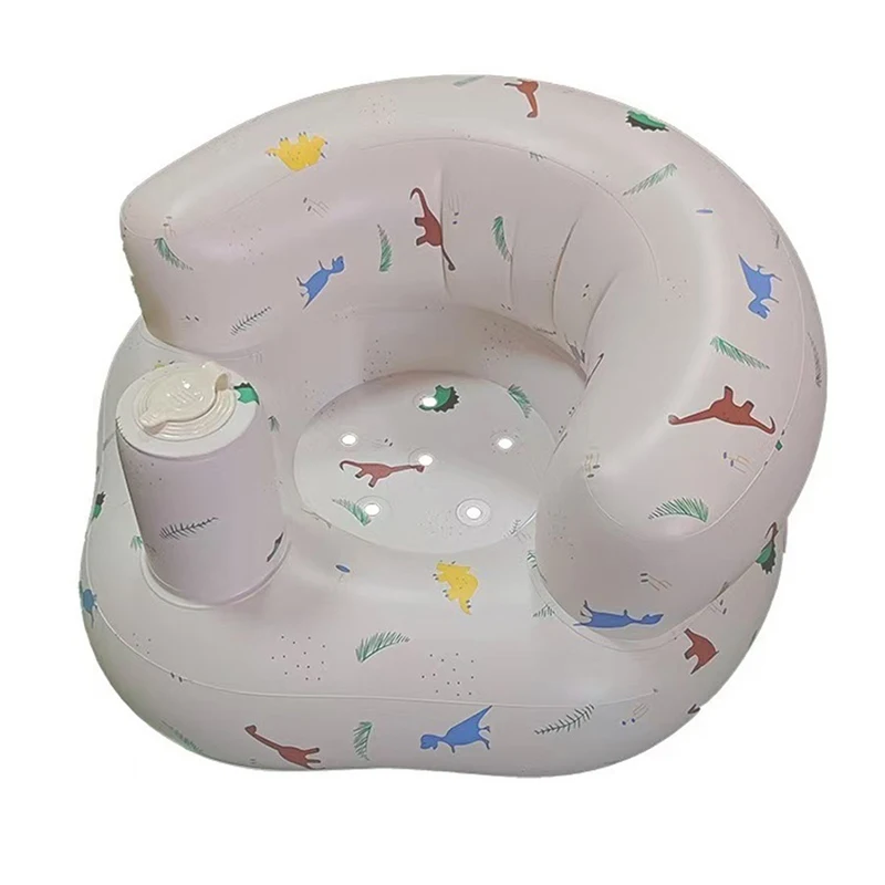 Canapé gonflable pour bébé portable et pliable siège multifonctionnel en PVC tabouret de bain assis pour prati