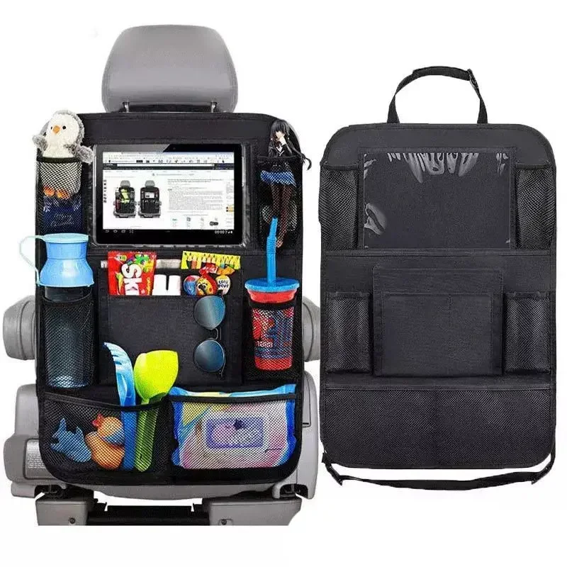 Organisateur de siège arrière de voiture avec support de tablette – Rangement multi-poches et protection de si