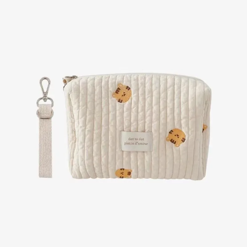 Sac à langer poussette sac de rangement bébé portable multifonctionnel avec fermeture éclair et cordon de susp