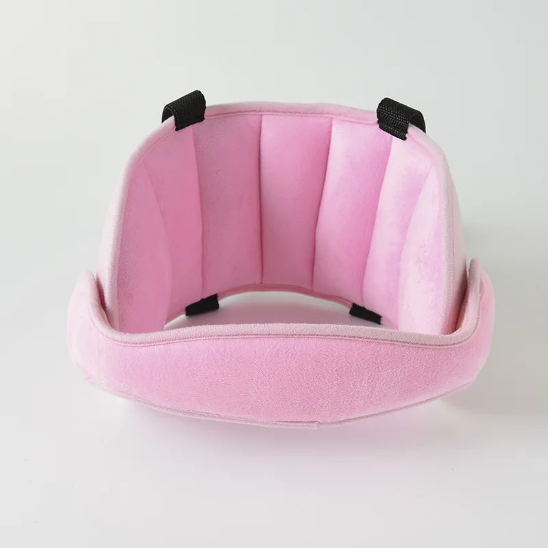 Appuitête pour siège auto bébé coussin de soutien ergonomique positionneur de nuage oreiller de sécurité rose