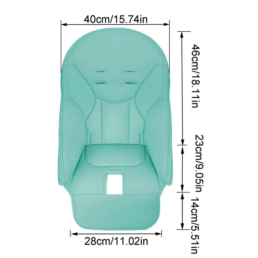 Coussin bébé poussette chaise haute housse mousse PU rembourrage polyester coton design moderne minimaliste ve