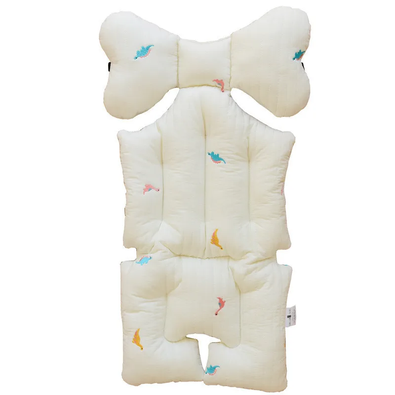 Coussin siège bébé poussette voiture design os animal motifs coton doux confort sécurité anticourant automne h