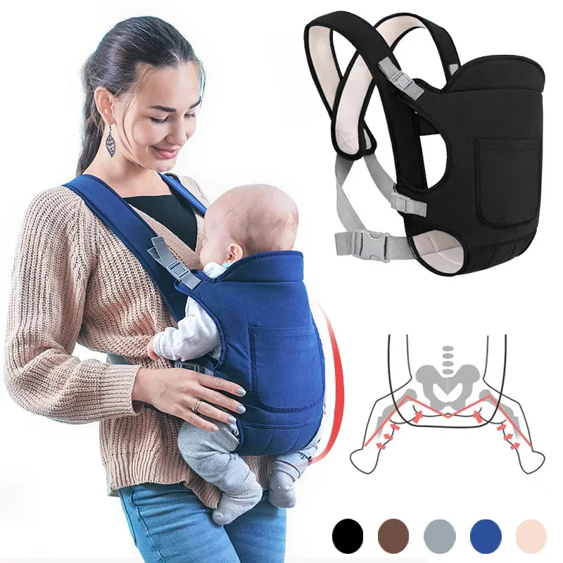 Portebébé multifonctionnel ergonomique 4 positions 安全 confort bébé et porteur jusqu'à 15kg design universel