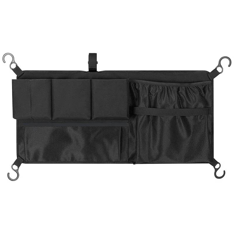 Organisateur de voiture en maille universel pour sièges auto sac de rangement multipoches accessoire de sécuri
