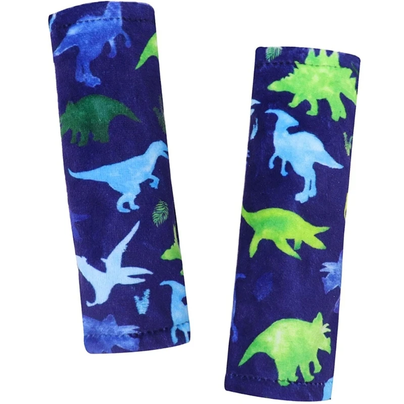 Housse sangle poussette coussinets épaule bébé dinosaures 2 pièces housse ceinture confortable matériau doux d