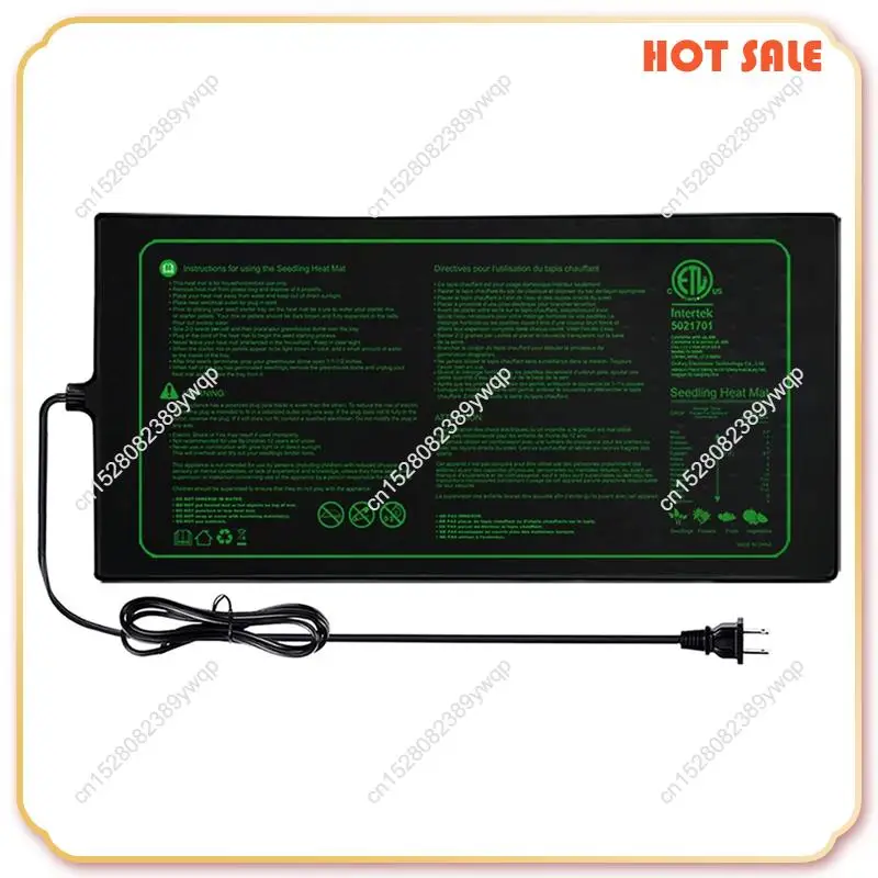 Tapis chauffant waterproof pour bébé 50cm x 25cm nursery germination American plug