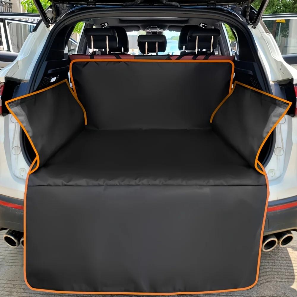 Protègecoffre voiture SUV imperméable antitaches housse siège coffre ajustable antisalissure pour animaux comp