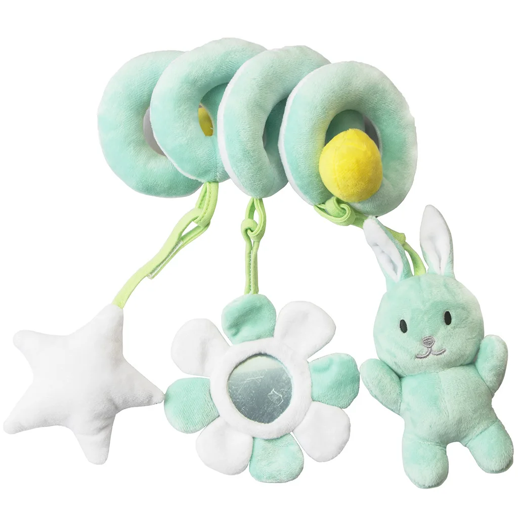 Gym spirale éveil bébé jouets suspendus miroir hochets peluche doux musical nouveauné 024 mois éducation senso