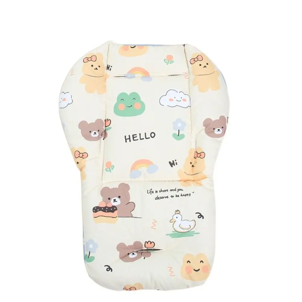 Coussin de poussette bébé motif dessin animé doublure siège tapis voiture matelas landau confort bébé style en