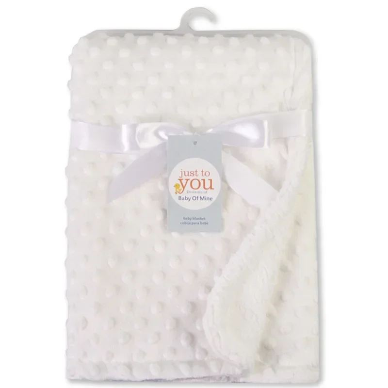 Couverture polaire douce bébé nouveauné literie hiver coton emmaillotage thermique accessoire naissance