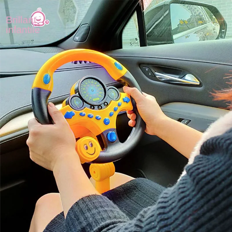 Jouet volant simulation électrique éducatif pour bébé volant interactif avec écran et boutons lumineux jouet é