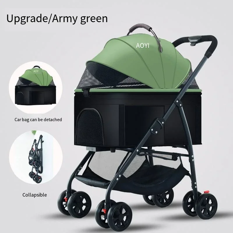 Poussette bébé légère et pliable design moderne cadre métal tissu imperméable panier détachable usage urbain p