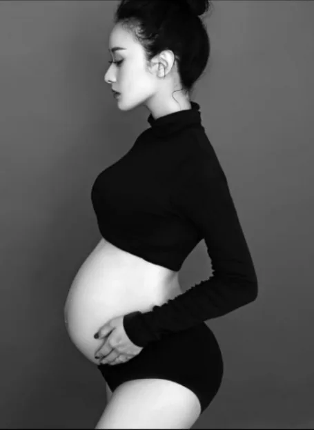 Robe de douche maternity sexy robe ajustée pour photo grossesse robe longue en coton robe de naissance robe ph