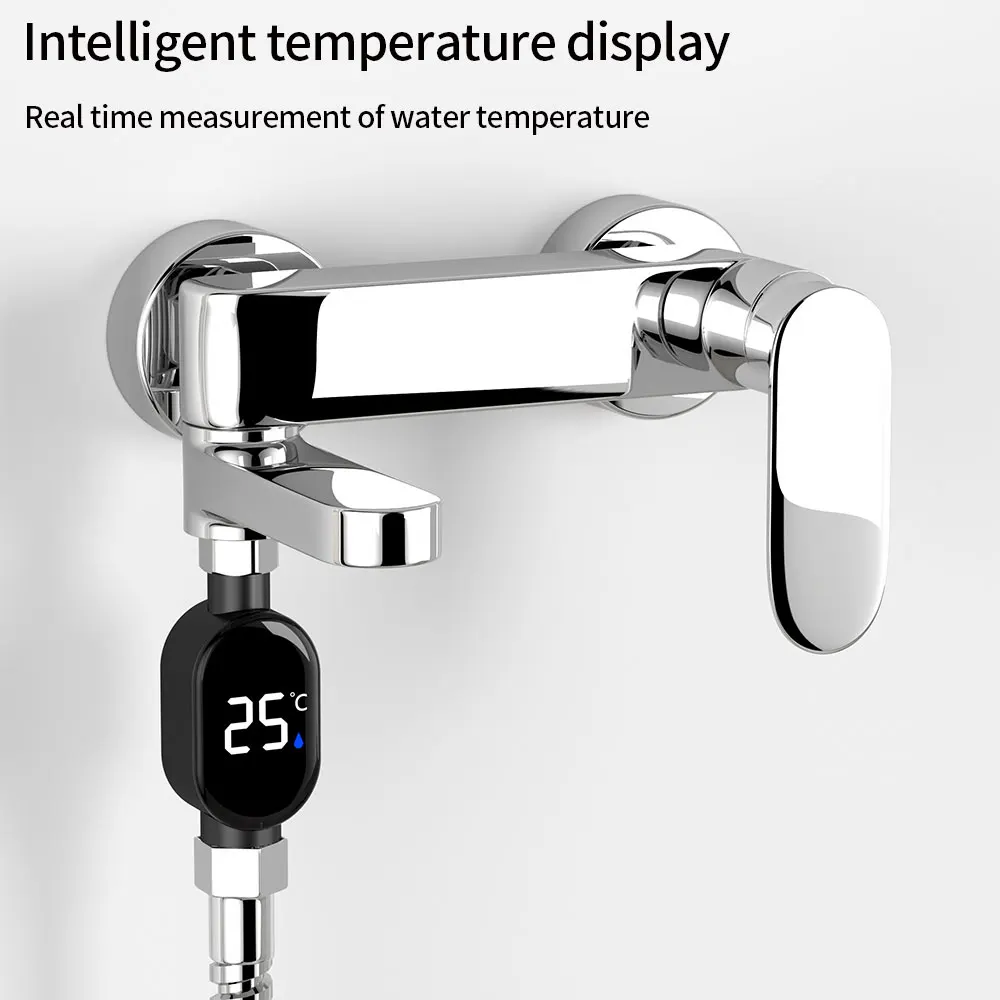 Thermomètre de douche étanche pour bébés affichage numérique capteur de température intelligent jauge de tempé