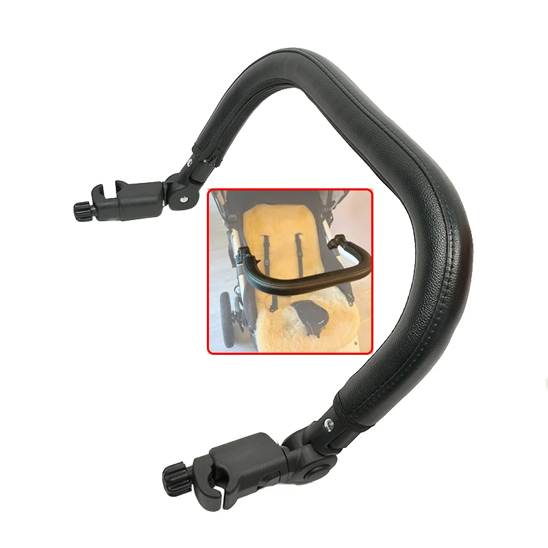 Barre de PareChocs pour Poussette Accessoire de Sécurité Compatible avec Poussettes et Landaus Conception en P