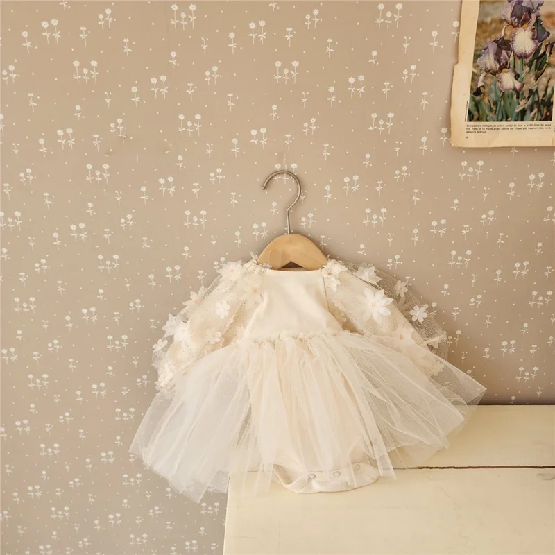 Robe de printemps pour bébé fille robe de princesse en tulle vêtement