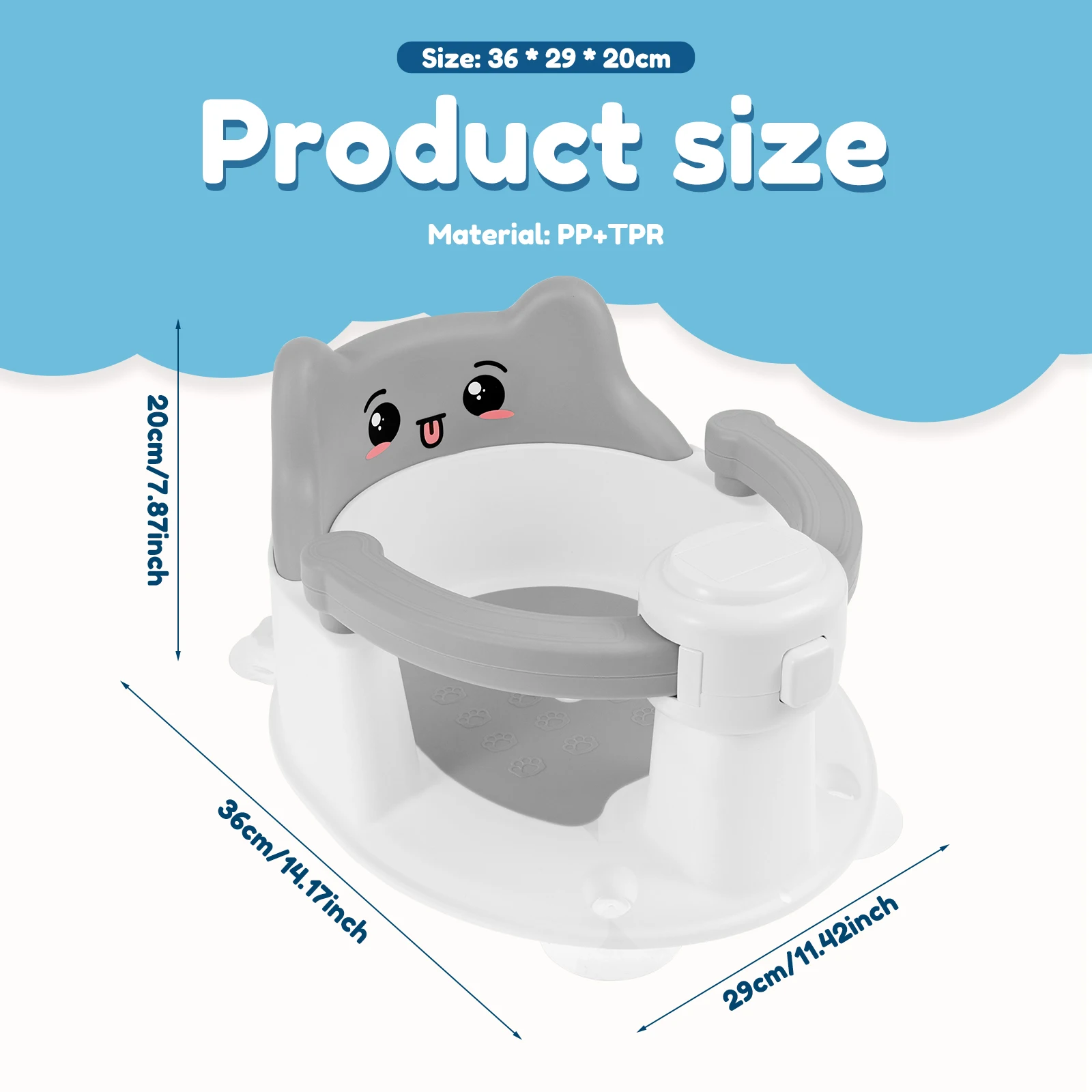Siège toilette bébé design souriant pot enfants apprentissage toilette