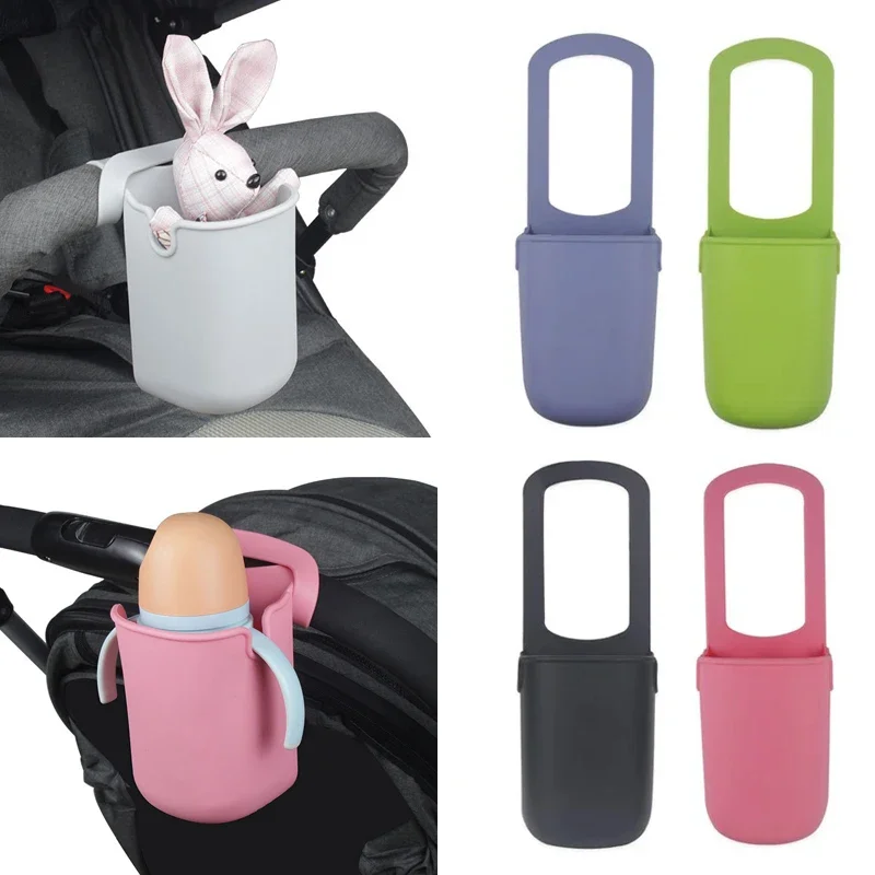 Support stroller universel en silicone pour poussettes porteobjet bébé accessoire de rangement multifonctionne