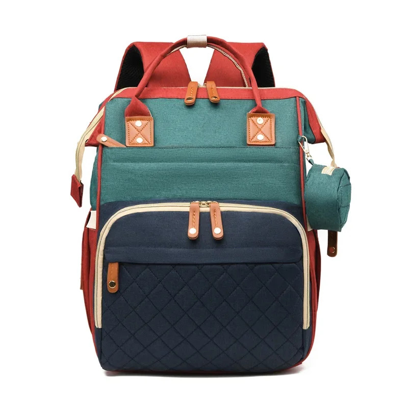 Sac à couches 3 en 1 sac à dos pour bébé matelas pliable grand sac de voyage portage confortable design modern