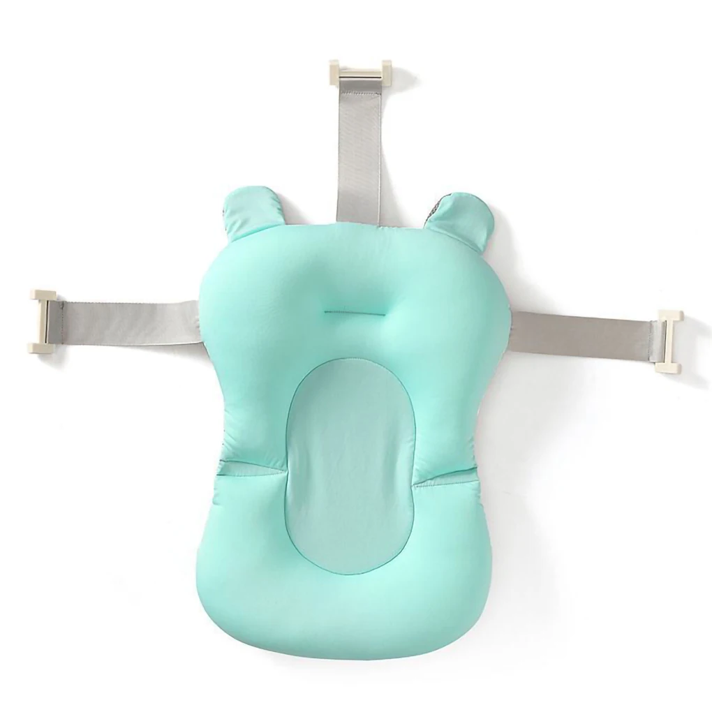Siège de Bain bébé antidérapant portable lavable confortable doux Sky Blue