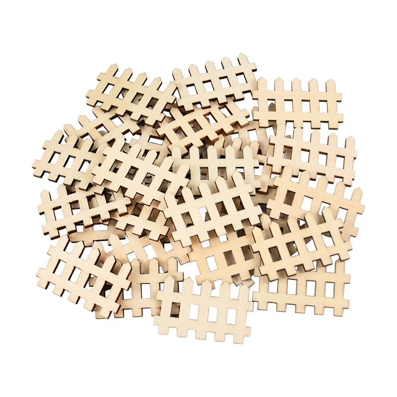 Ensemble miniature clôture en bois pour DIY déco maison jardin magique