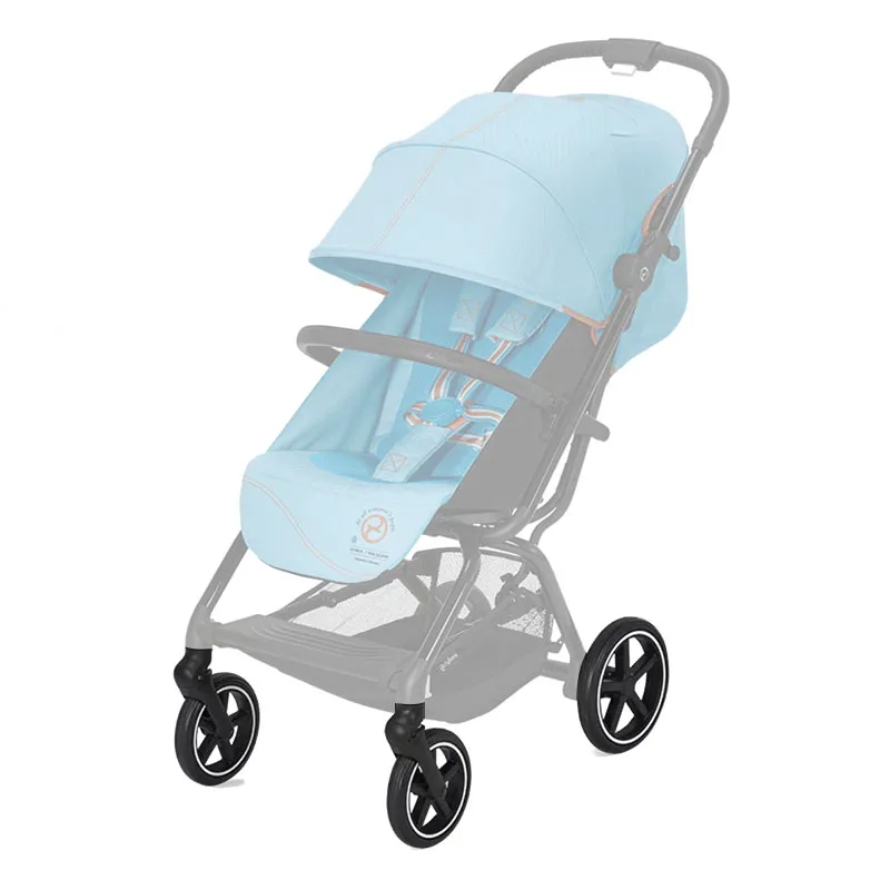 Roue de poussette Cybex Eezy S/Twist remplacement direct avant/arrière plastique et acier inoxydable compatibl