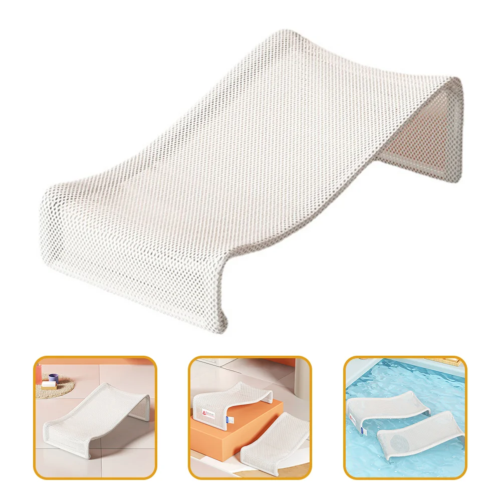 Siège bébé filet de bain portable pour nouveauné en acier inoxydable confortable et sécuritaire baignoire d'en