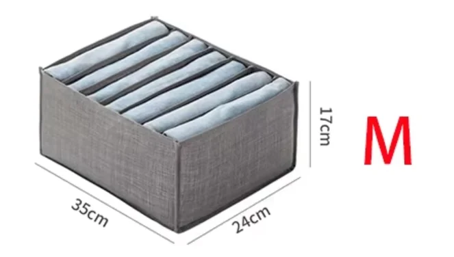 Organisateur de rangement de tiroir pour vêtements bébé boîtes de rangement en tissu compartiments multiples s