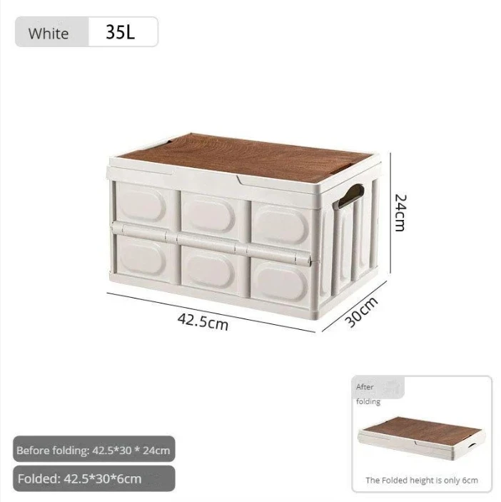 Organisateur de rangement pliable coffre de stockage boîte de rangement