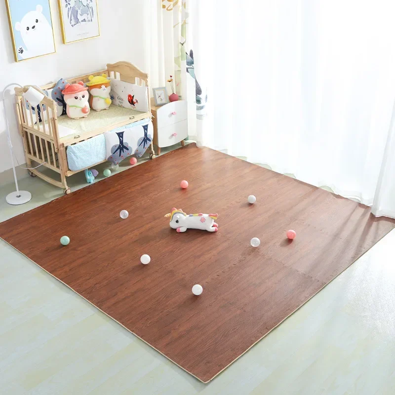 Tapis de Puzzle Éducatif pour Bébé 30x30cm en Mousse Antidérapante Matériel Éveil Créatif et Sécurité